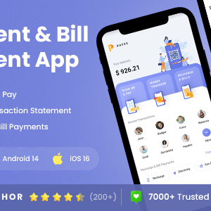 2 App Template| Online Bill Payment App| Recharge App| Booking App| Wallet App| Payes