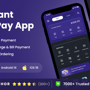 2 App Template| Online Bill Payment App| Recharge App| Booking App| Wallet App| PayNow