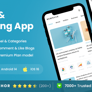2 App Template| Online News App | Blog App | Magazine App | News & Info App | NewsHub