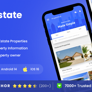 2 App Template| Real Estate App| Property Buying Selling App| Property eCommerce App| PropertyHub