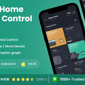 2 App Template| Smart Home App| Home Upgradation | Home Control App| Home Automation App| SmartHouse