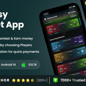 2 AppTemplate | Fantasy Sports App | Cricket Contest App| Cricket Fantasy App | FantasyCrick
