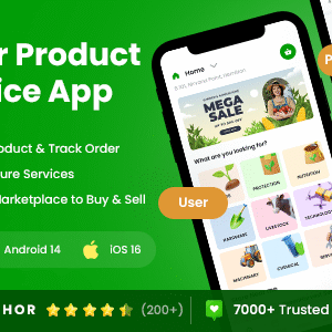6 App Template|Smart Crop Management| Modern Farming| Simplify Agricultural |Crop Market| Farmer App