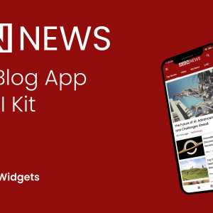 AANNews - News Blog App Flutter UI Kit