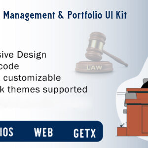 Advocate Office Management & Portfolio UI Kit