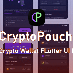 CryptoPouch | A Crypto Wallet FLutter UI Kit