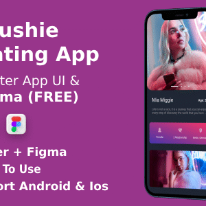 Dating App ANDROID + IOS + Figma (Free) | Flutter | UI Kit | Crushie