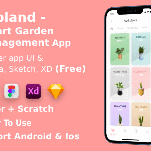 Ecoland | ANDROID + IOS + FIGMA | UI Kit | Flutter | SMART GARDEN MANAGEMENT APP