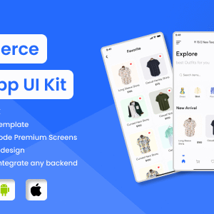 FashionU E-Commerce Flutter App UI Kit