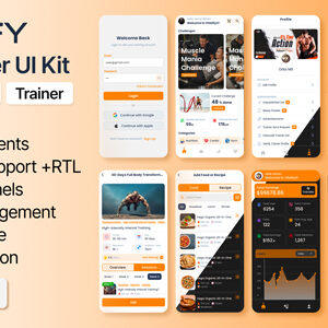 Fitnofy - Fitness Flutter UI Kit