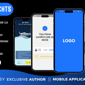 Flutter Yacht Services App for Captains and Chefs | Flutter UI Kit