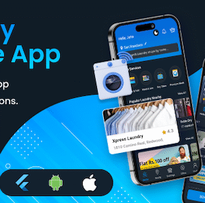 Laundry Services Flutter App - UI KIT