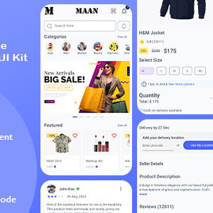 Maan Multi Purpose Ecommerce Flutter App
