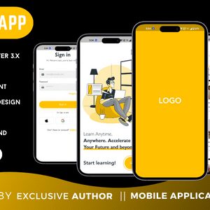 Online Learning App | E-Learning App | Flutter UI Kit