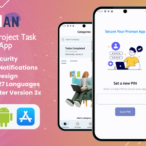 ProMan -  Your Ultimate Project Task Manager App | Android & iOS