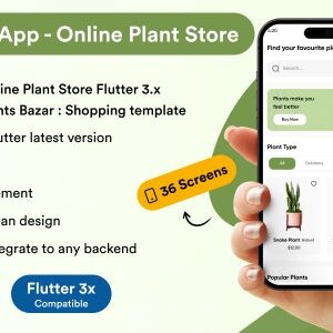 Seed2Plants App - Online Plant Store Flutter 3.x (Android, iOS) UI app | Plants Bazar : Shopping App