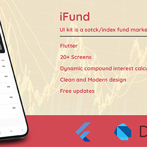 iFund – Stock/Index fund market UI Kit